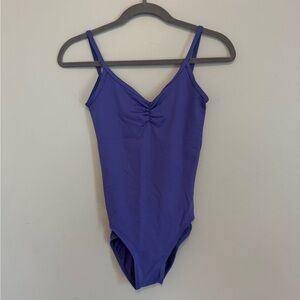 AinslieWear purple mesh leotard